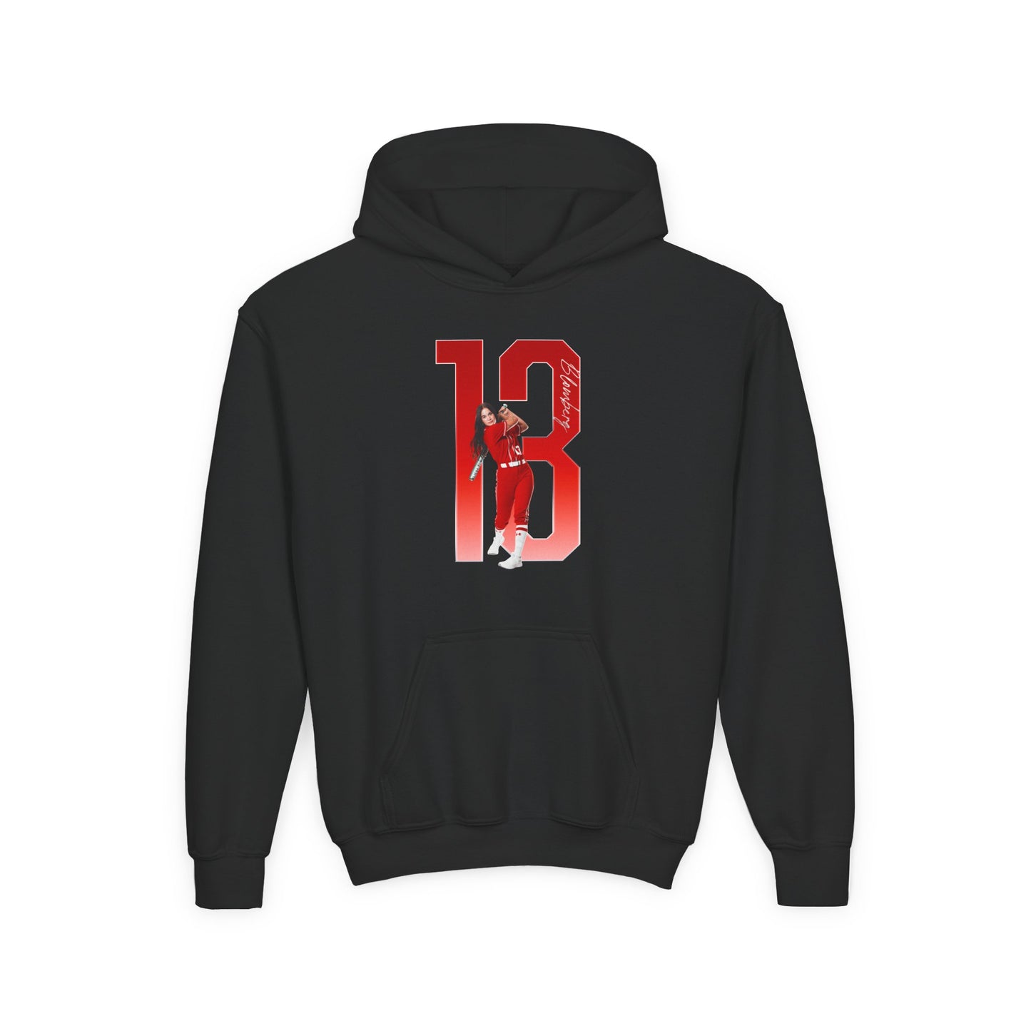 Addison Blomberg Player Icon Number Kids Hoodie