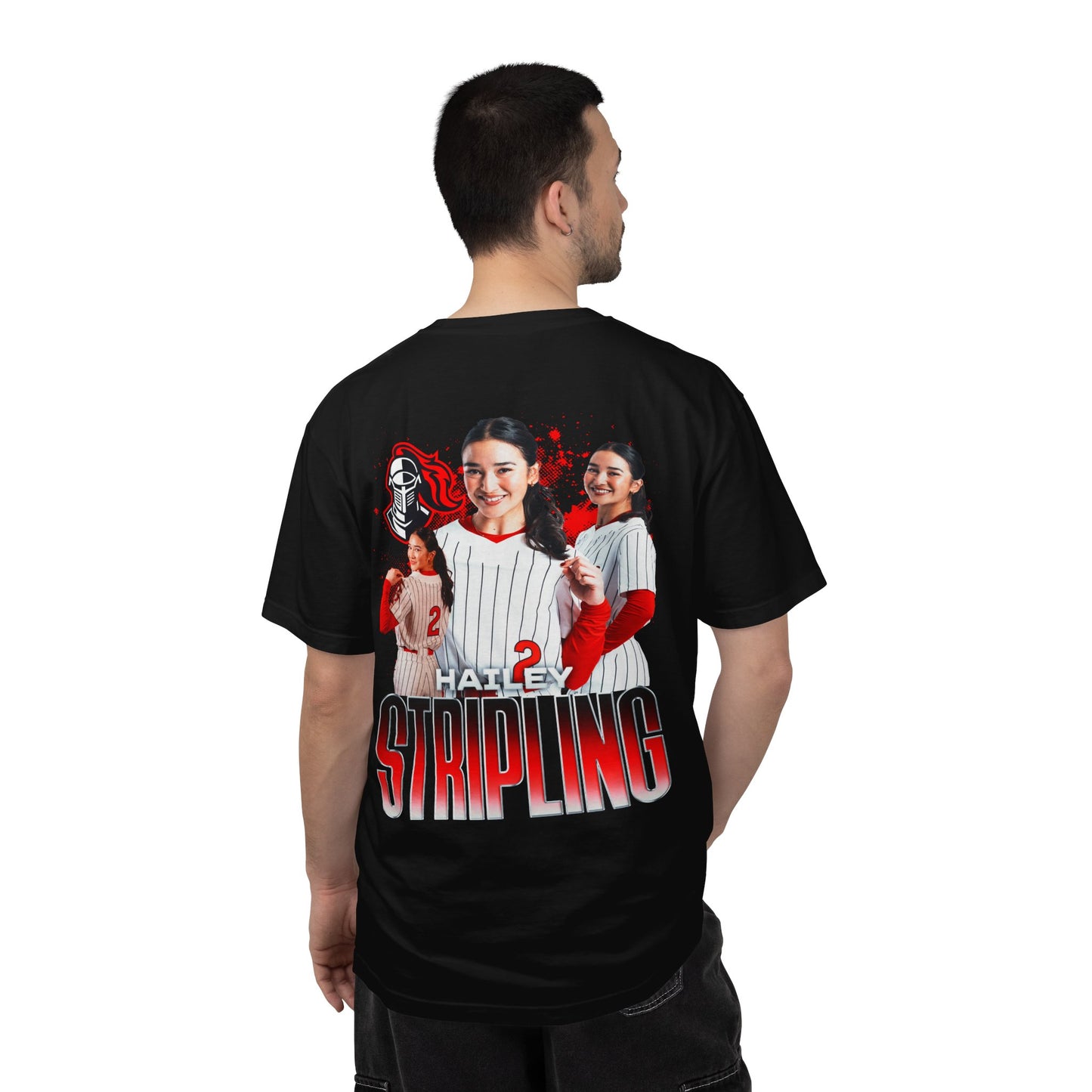 Hailey Stripling Logo Front & Back Premium Tee