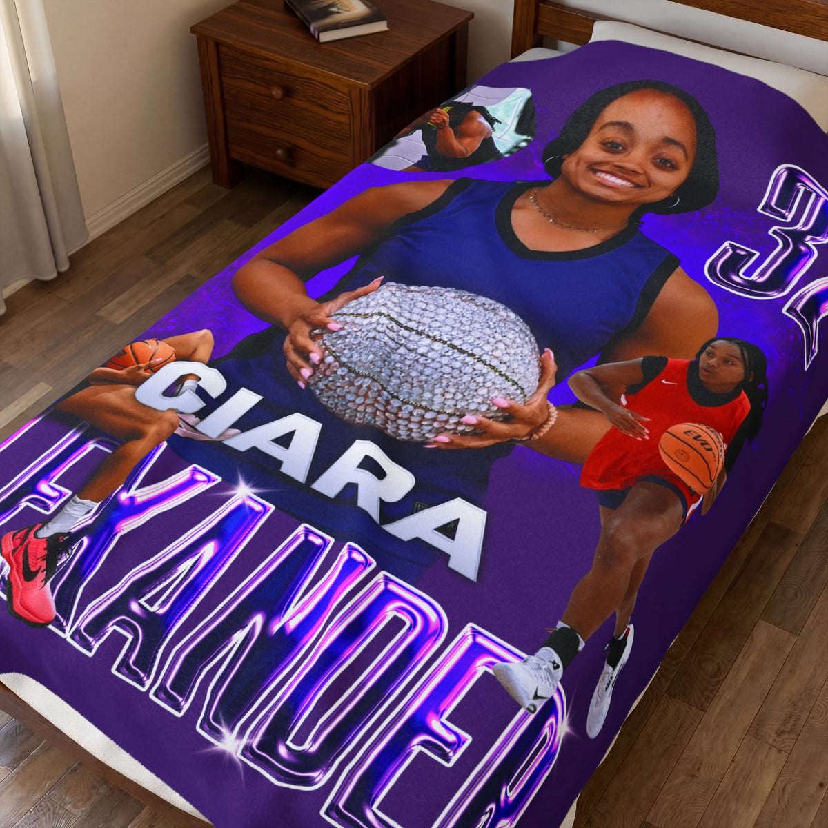 Ciara Alexander 60"-80" Plush Blanket