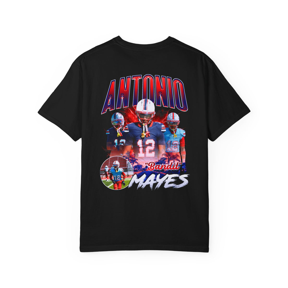 Antonio "Bandit" Mayes Logo Front & Back Premium Tee