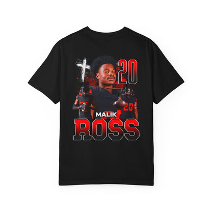 Malik Ross Logo Front & Back Premium Tee