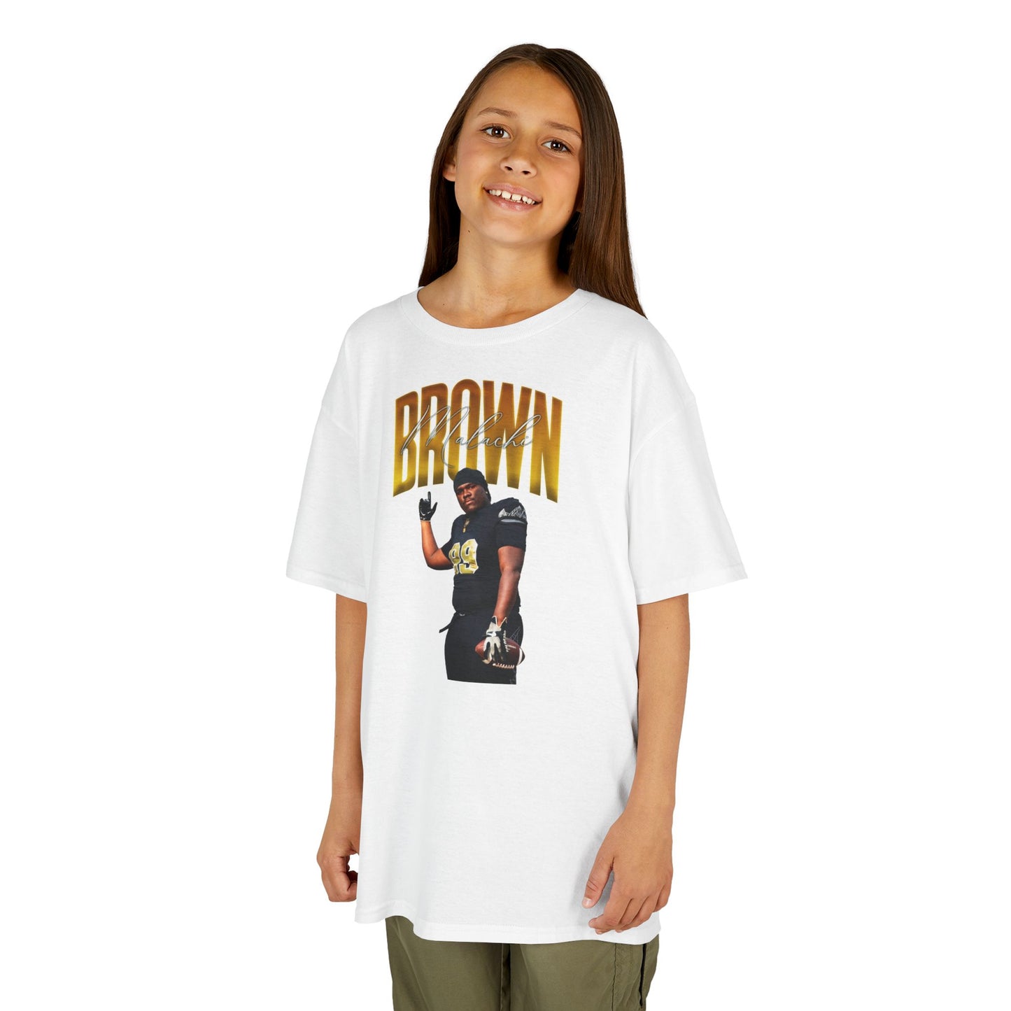 Malachi Brown Curved Combo Kids Tee