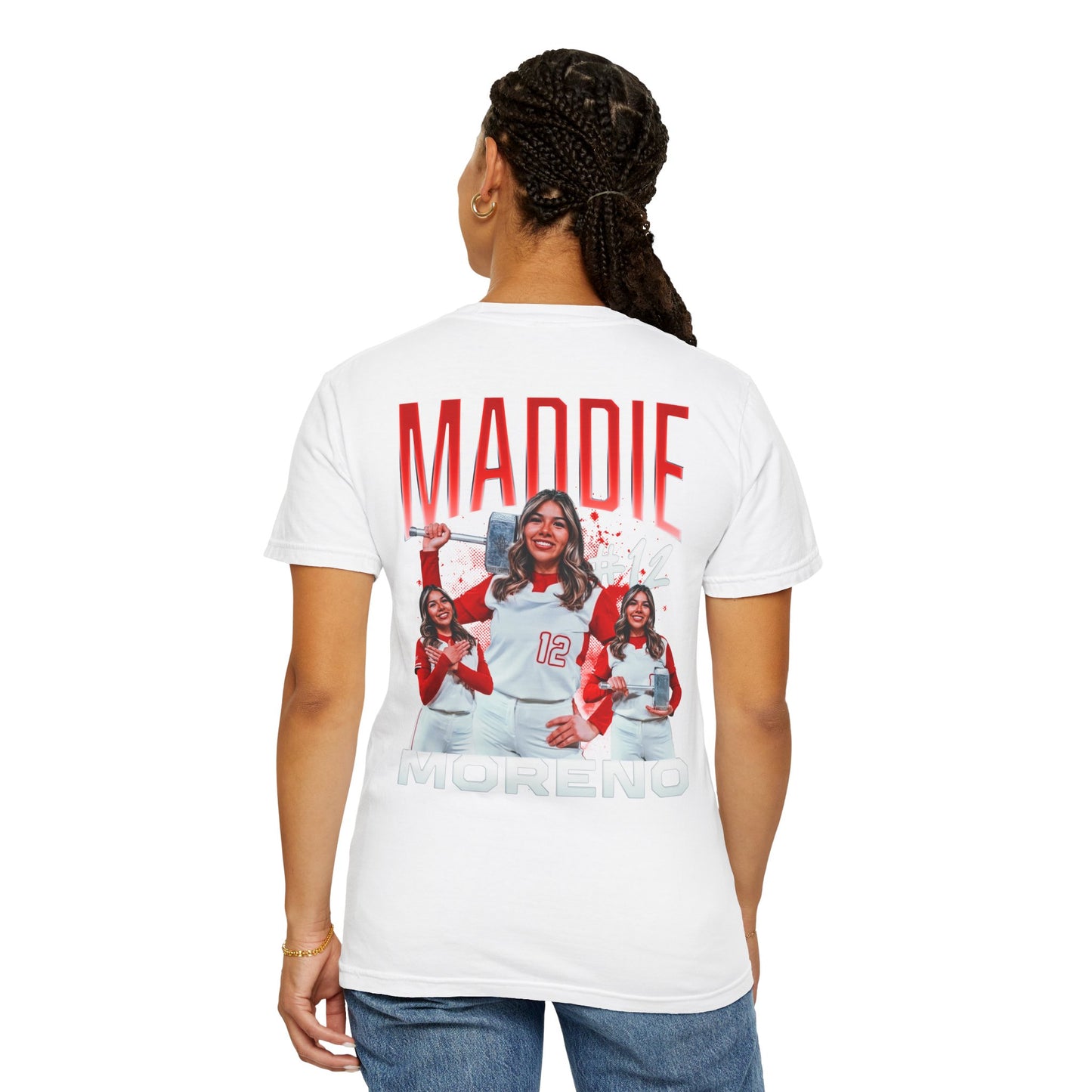 Maddie Moreno Logo Front & Back Premium Tee