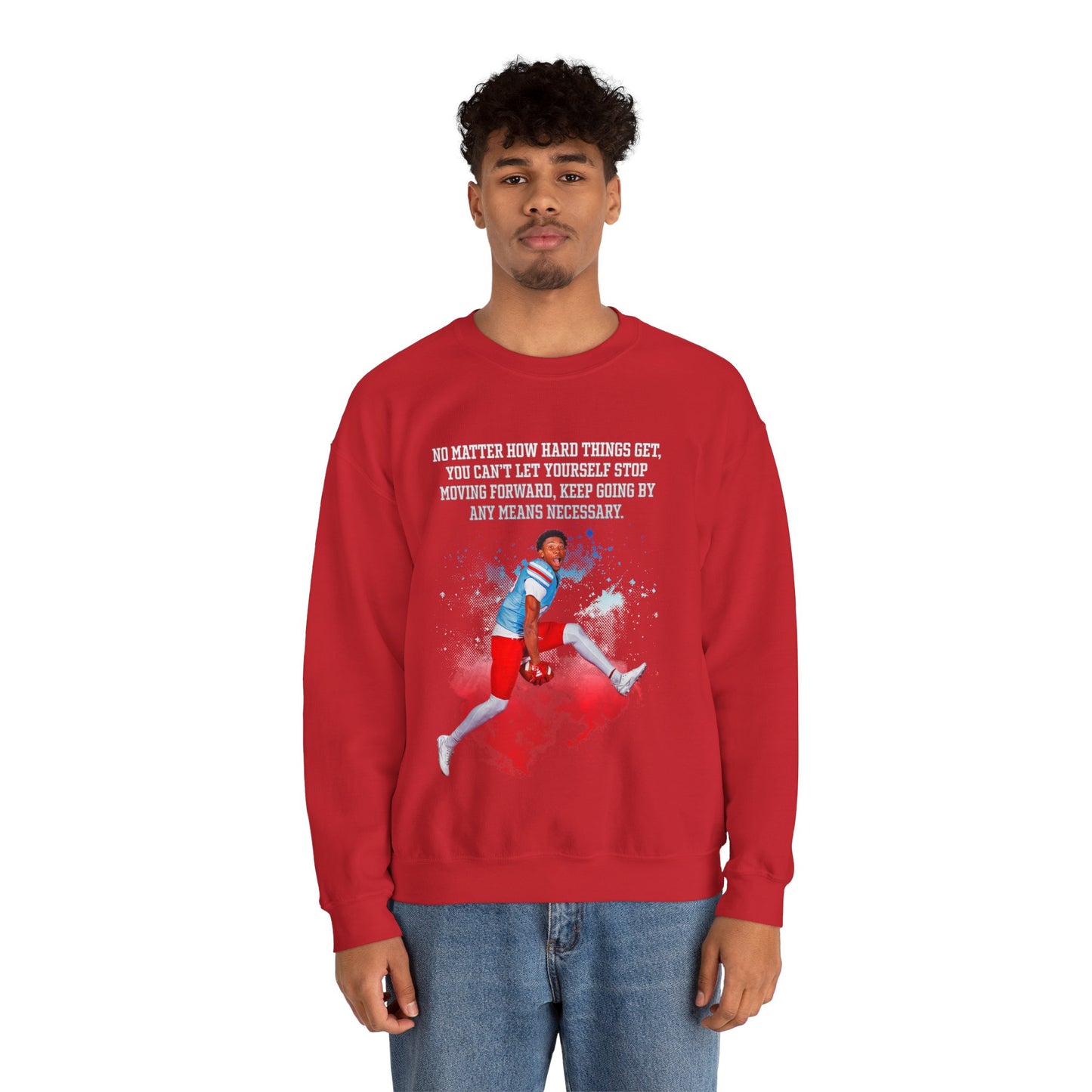 Marcellus Honeycutt Jr. Featured Quote Crewneck Sweatshirt