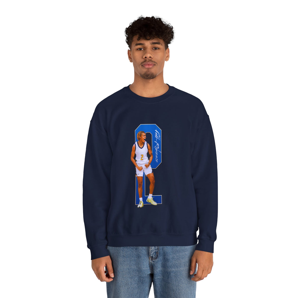 Faith Fedd-Robinson Player Icon Number Crewneck Sweatshirt