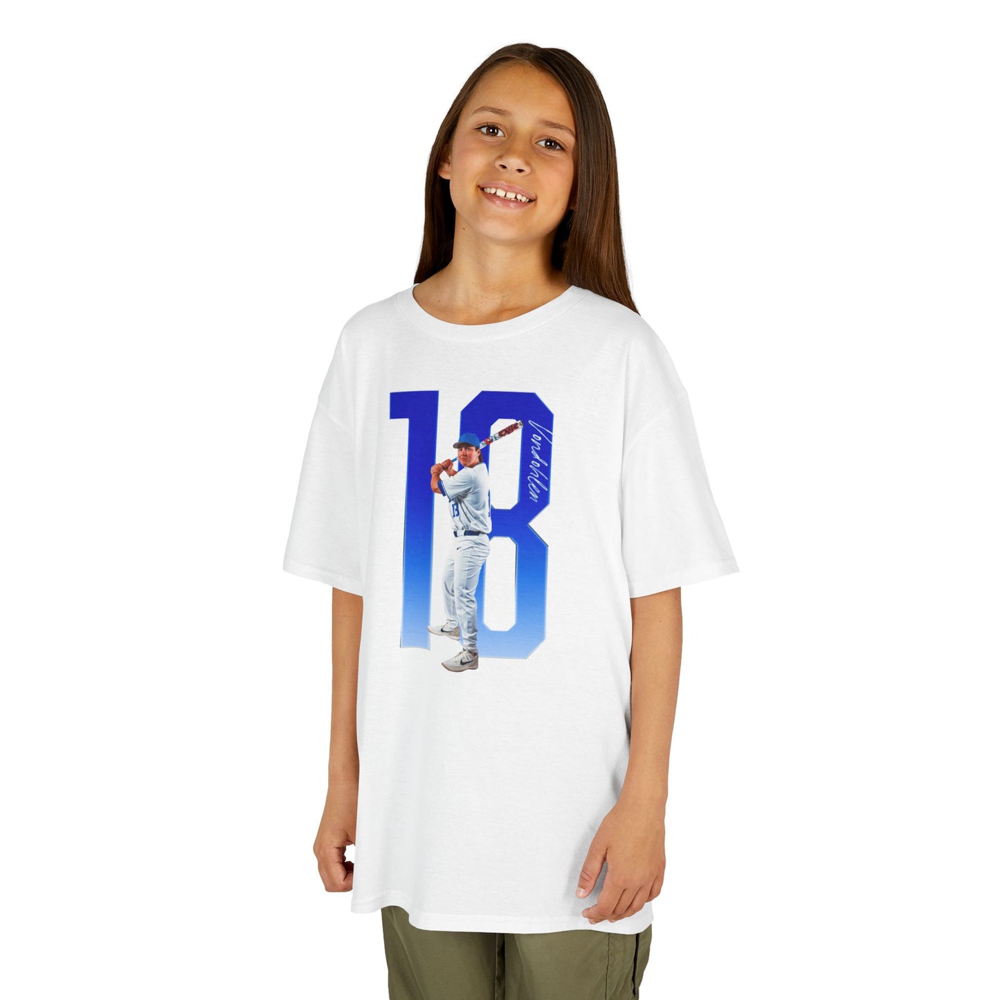 Brett Vondohlen Player Icon Number Kids Tee