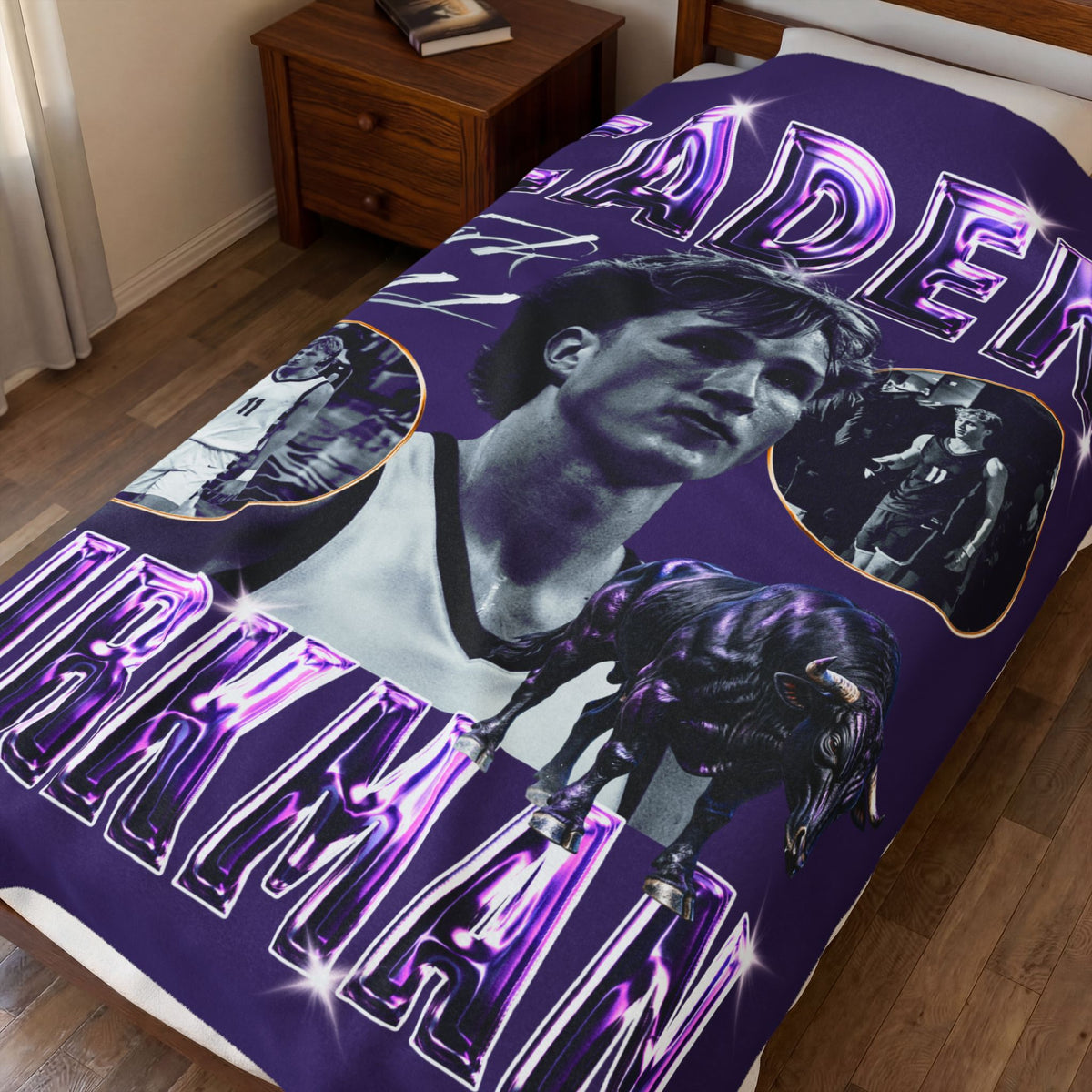 Caden Kirkman 60"-80" Plush Blanket