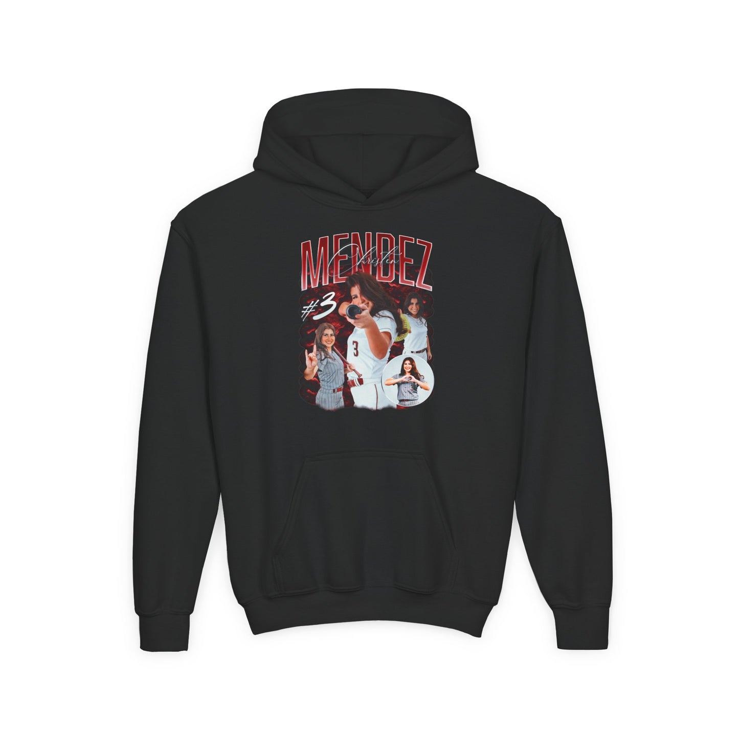 Christen Mendez Last Name Highlight Kids Hoodie
