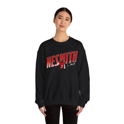 Carl Nesmith Cursive Combo Colored Crewneck Sweatshirt
