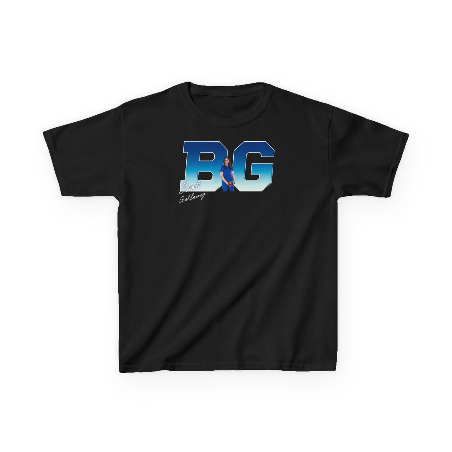 Bradi Gallaway Big Initials Kids Tee