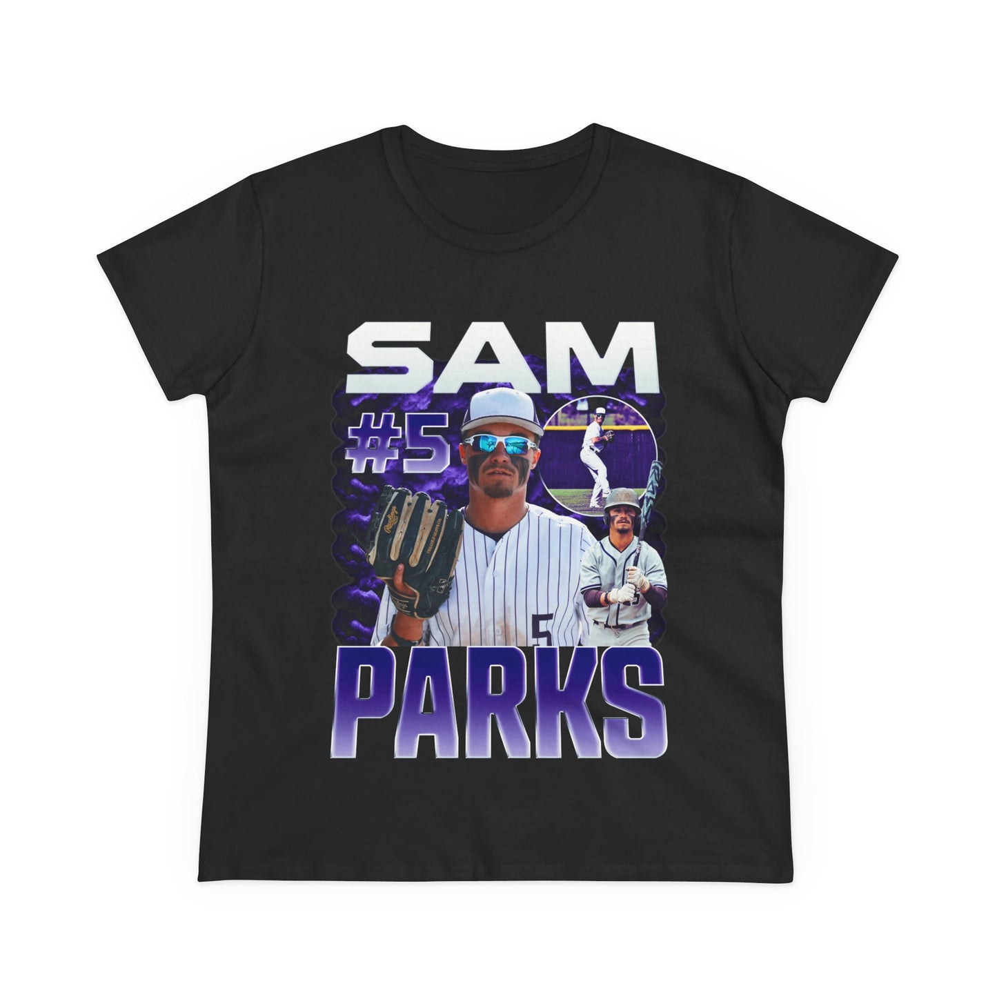Sam Parks White & Colored Combo Women's Tee