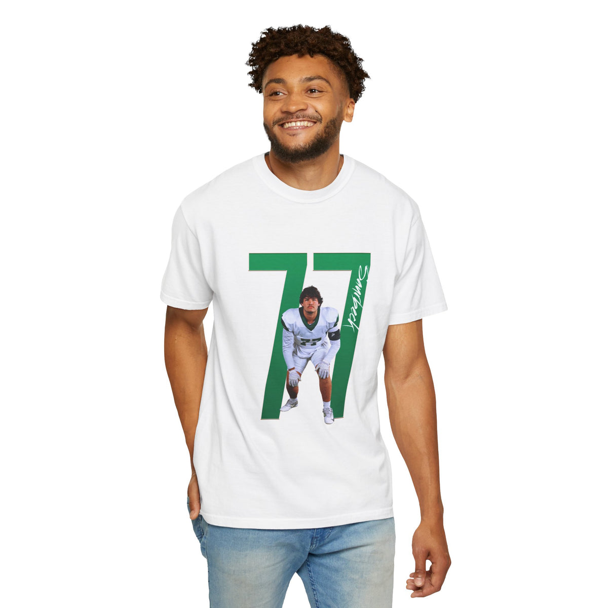 Jacob Saurbeck Player Icon Number Premium Tee
