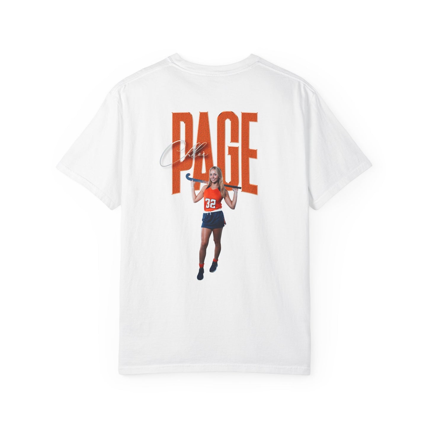 Chloe Page Logo Front & Back Premium Tee