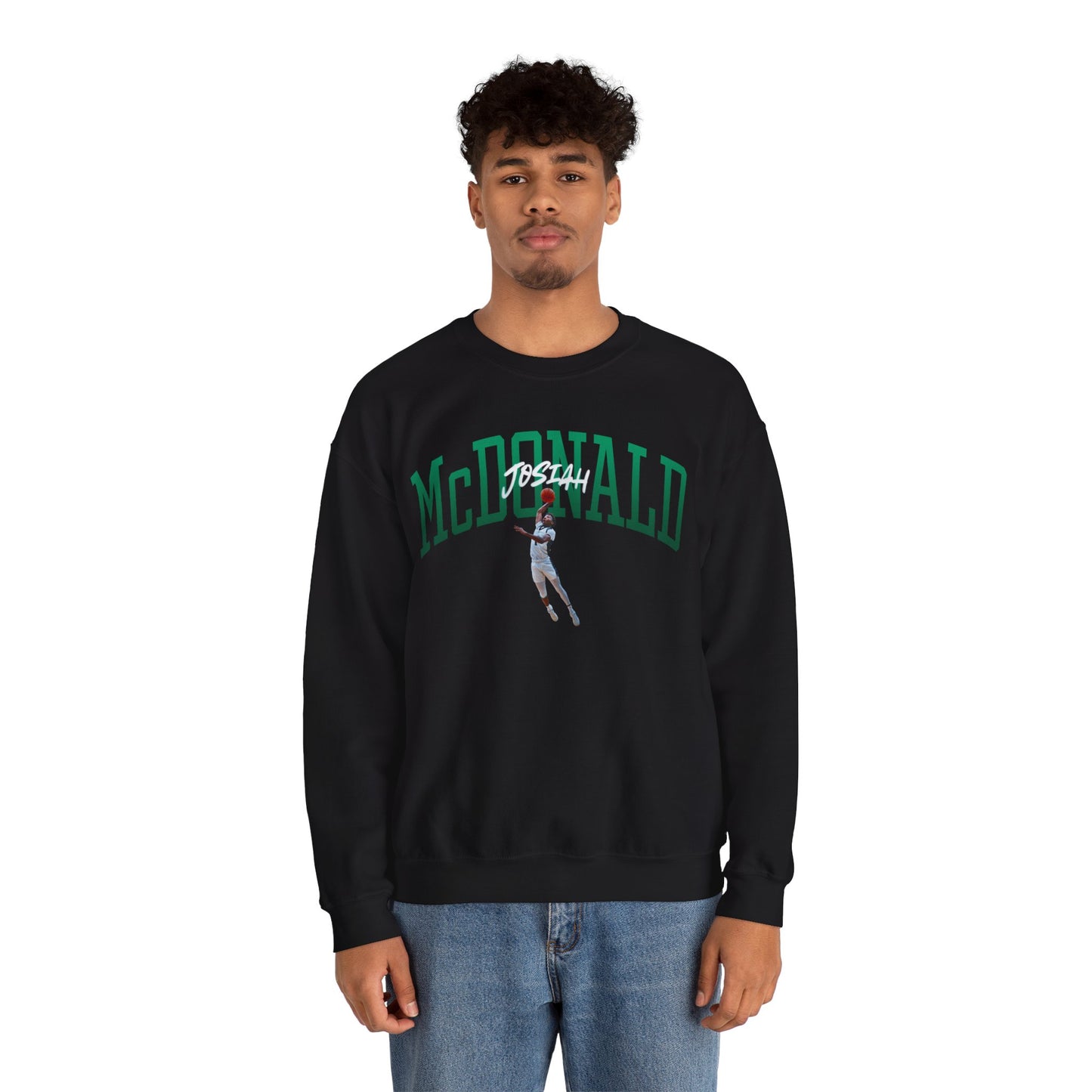 Josiah McDonald Curved Combo Crewneck Sweatshirt