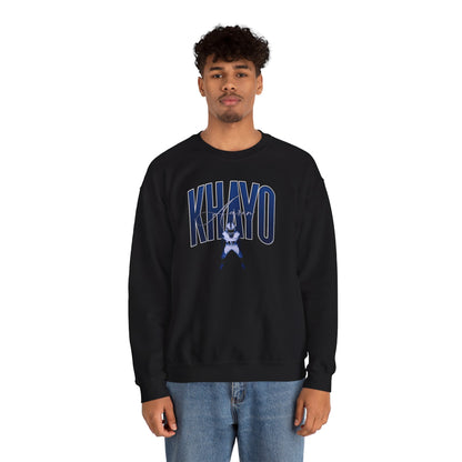 Aaron Khayo Curved Combo Colored Crewneck Sweatshirt