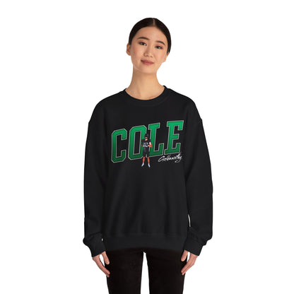 Cole Goldsworthy Cursive Combo Colored Crewneck Sweatshirt