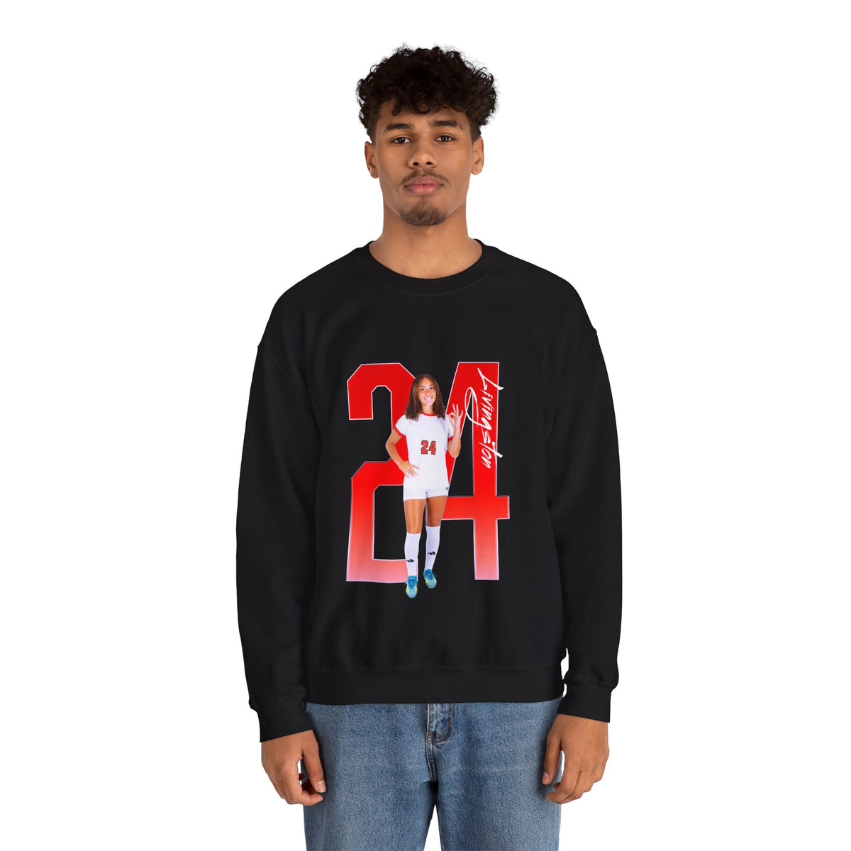 Joella Livingston Player Icon Number Crewneck Sweatshirt