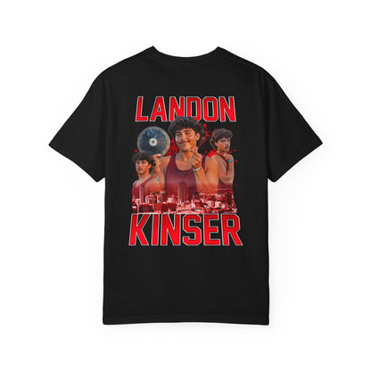 Landon Kinser Logo Front & Back Premium Tee
