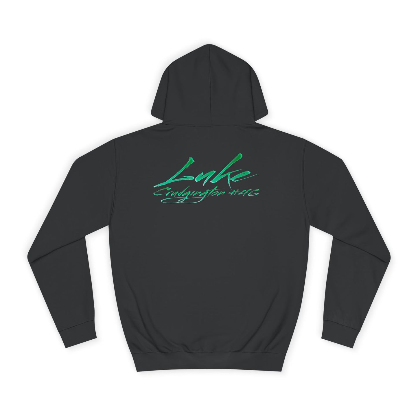 Luke Crudgington Cursive Name & Number Premium Hoodie