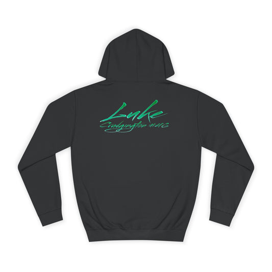 Luke Crudgington Cursive Name & Number Premium Hoodie