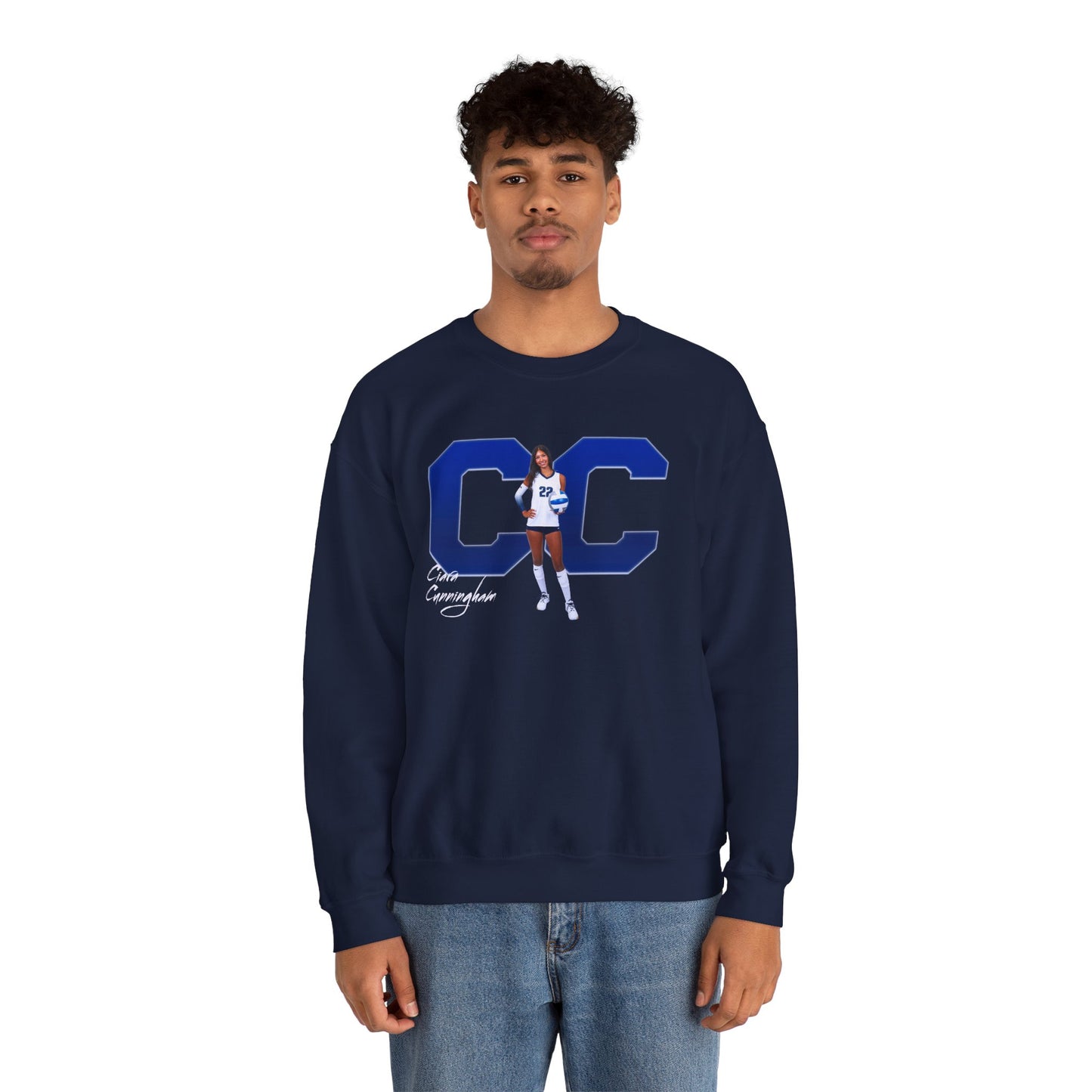 Ciara Cunningham Big Initials Crewneck Sweatshirt