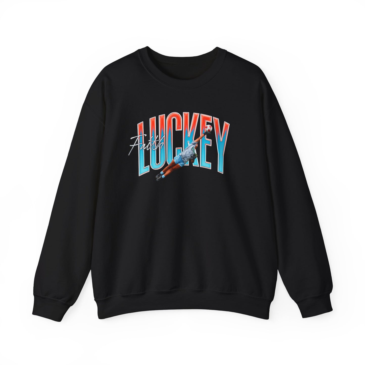 Faith Luckey Big Last Name Crewneck Sweatshirt