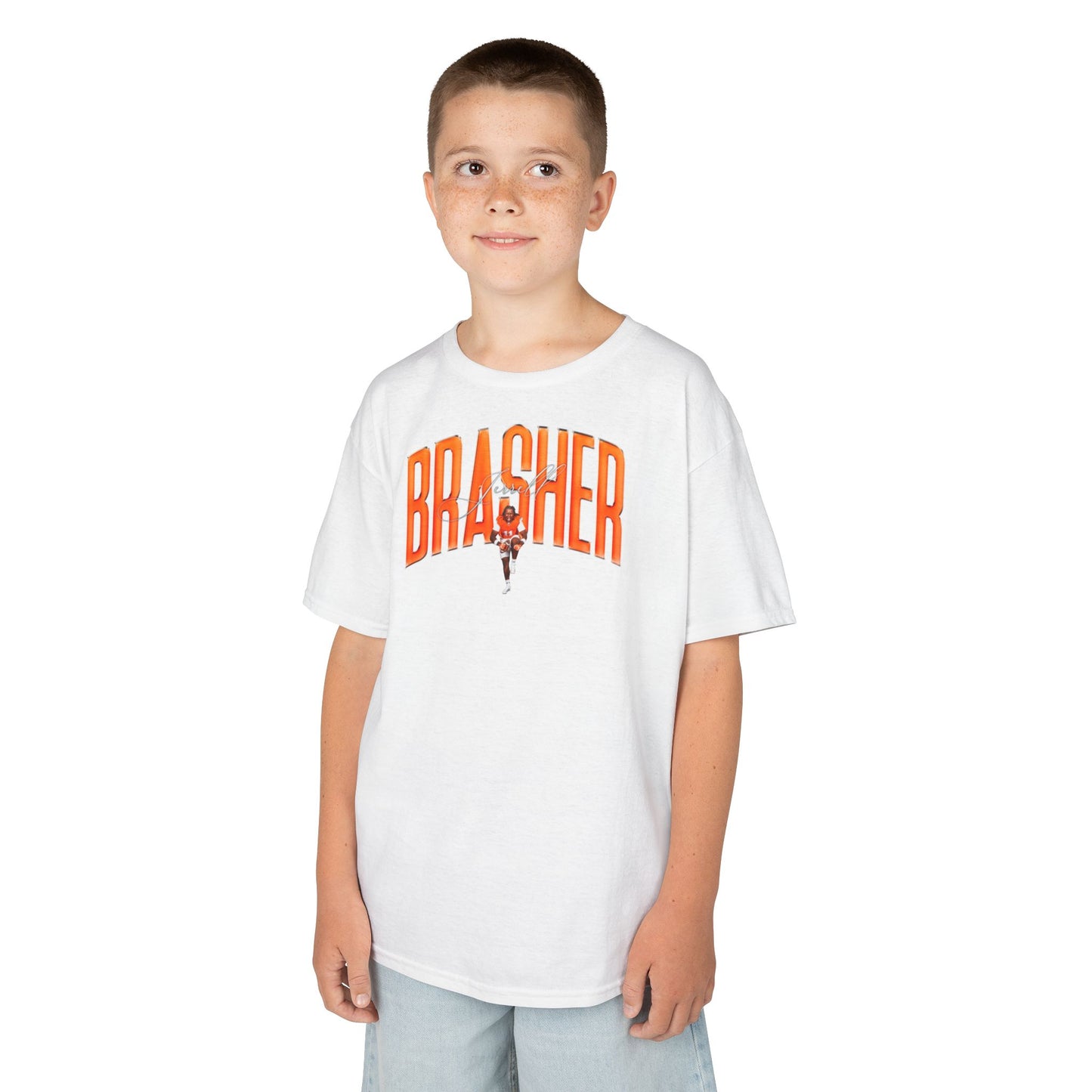 Jerrell Brasher Curved Combo Colored Kids Tee
