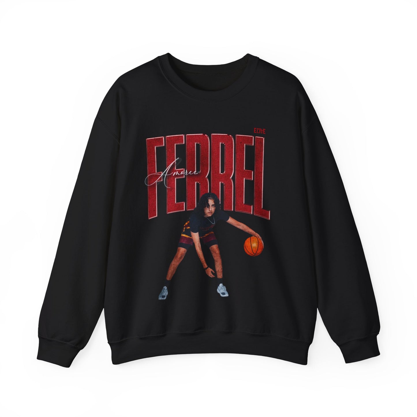 A'Moree Ferrel Faded Glory Crewneck Sweatshirt