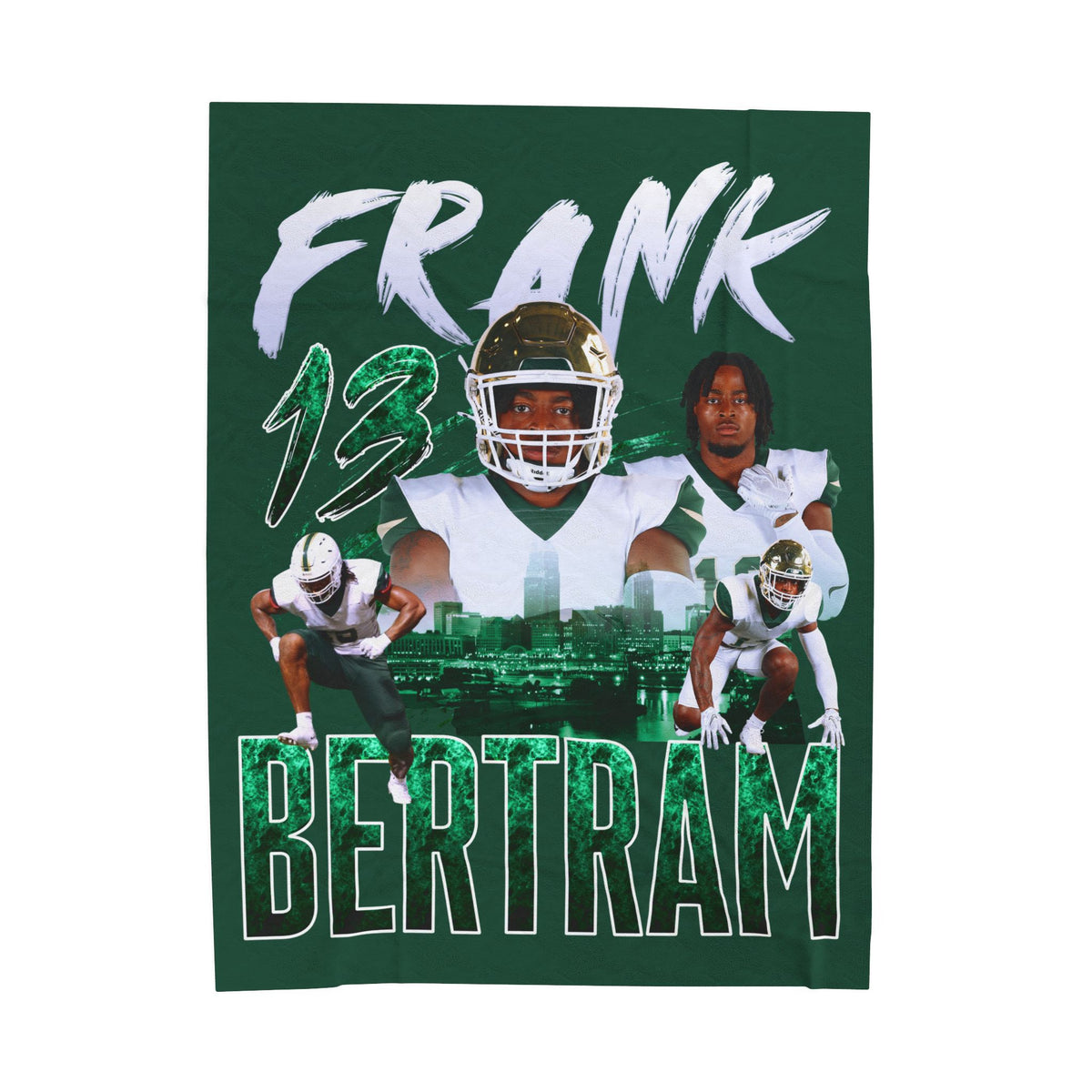 Frank Bertram 60"-80" Plush Blanket