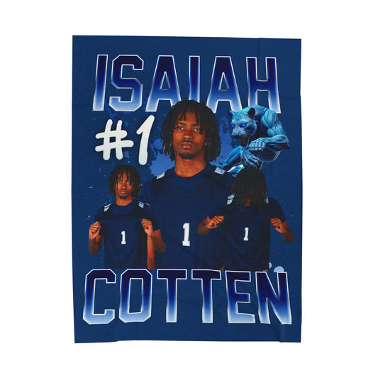 Isaiah Cotten 60"-80" Plush Blanket