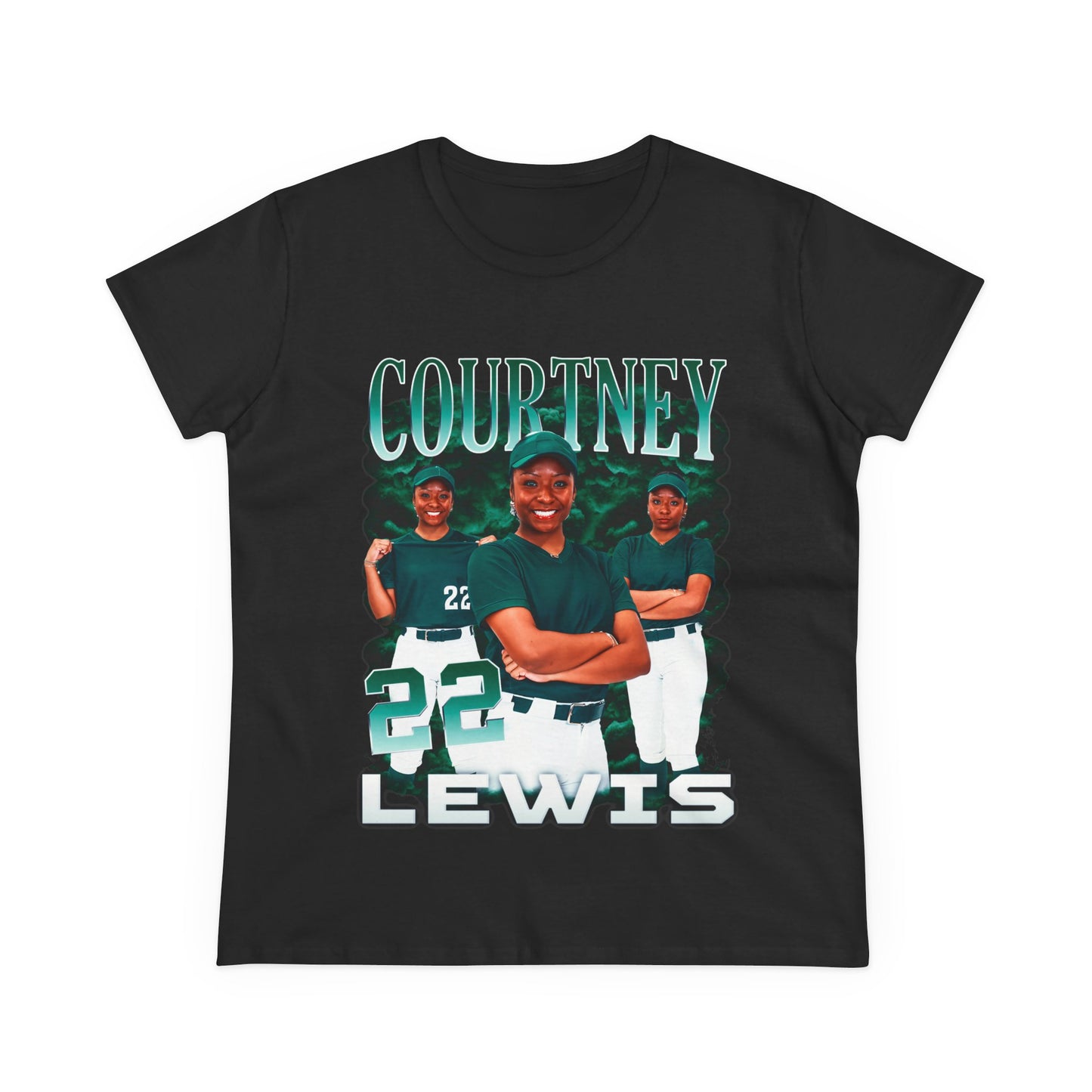 Courtney Lewis Colored & White Combo Women's Tee
