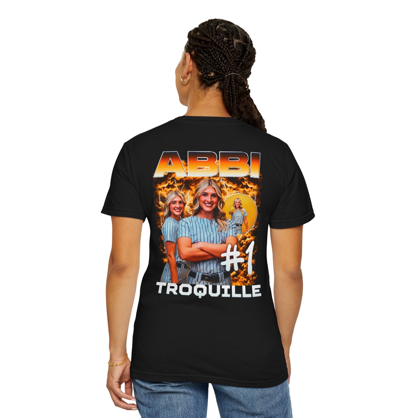 Abbi Troquille Logo Front & Back Premium Tee
