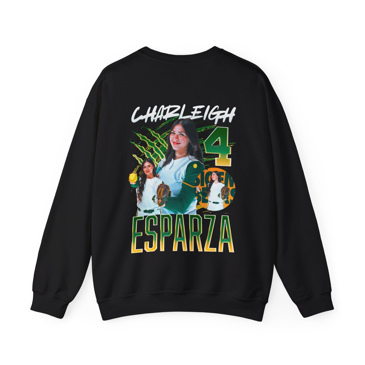 Charleigh Esparza Logo Front & Back Crewneck