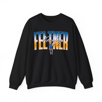 Kensley Feltner Curved Combo Crewneck Sweatshirt