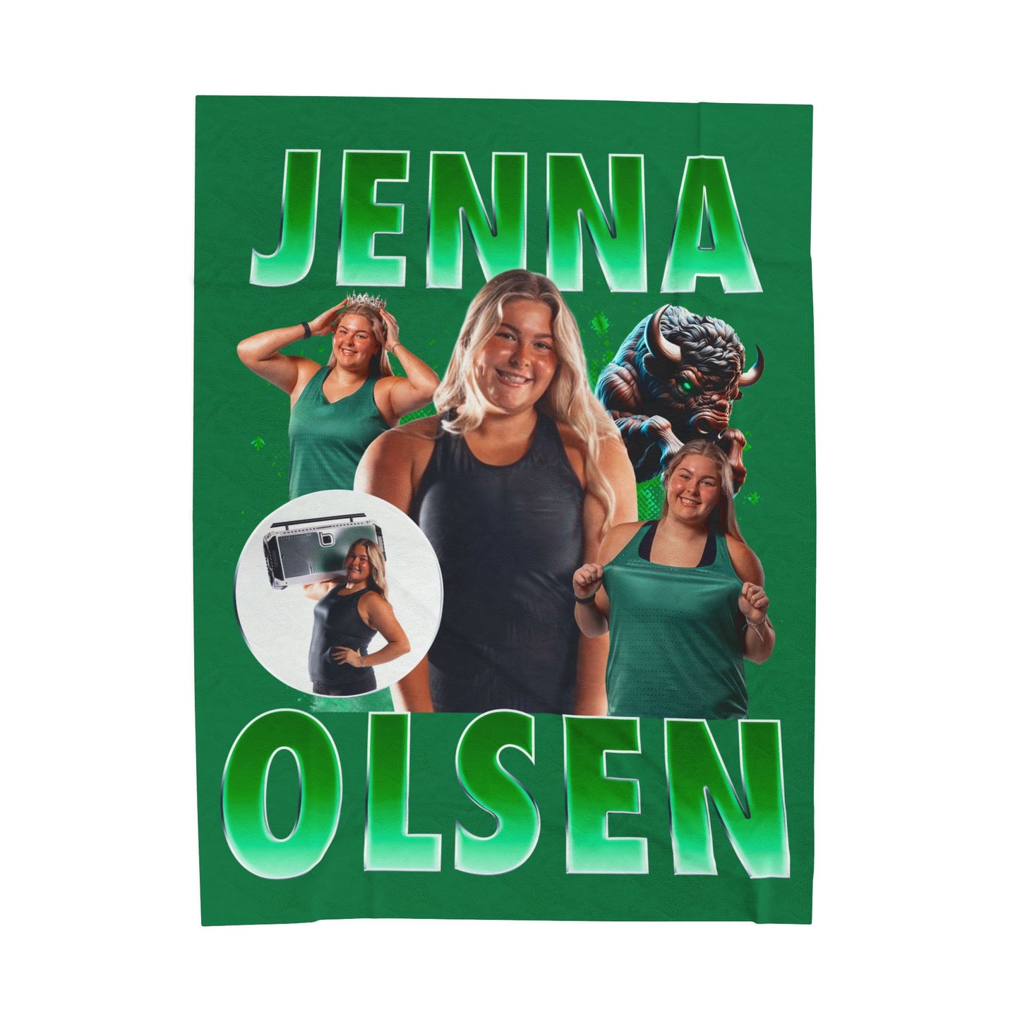 Jenna Olsen 60"-80" Plush Blanket