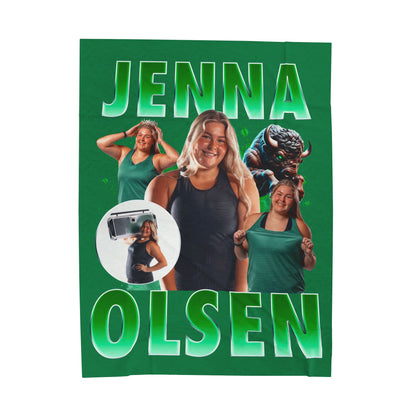 Jenna Olsen 60"-80" Plush Blanket