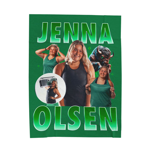 Jenna Olsen 60"-80" Plush Blanket