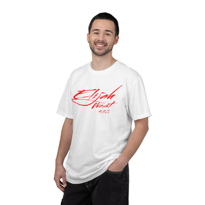 Elijah West Cursive Name & Number Premium Tee