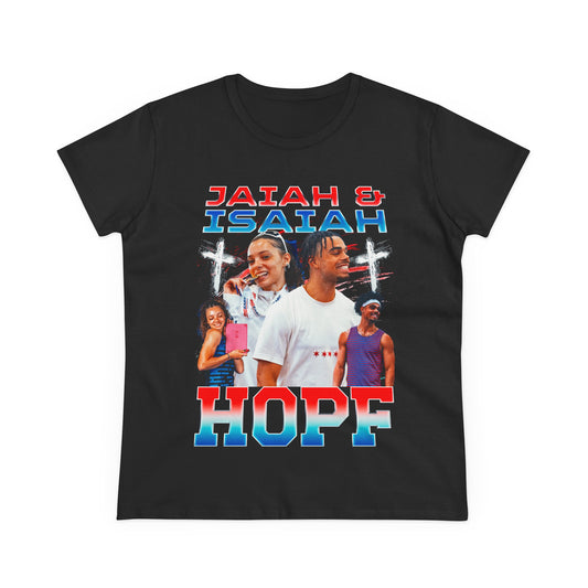 Jaiah & Isaiah Hopf Faith Based Women's Tee