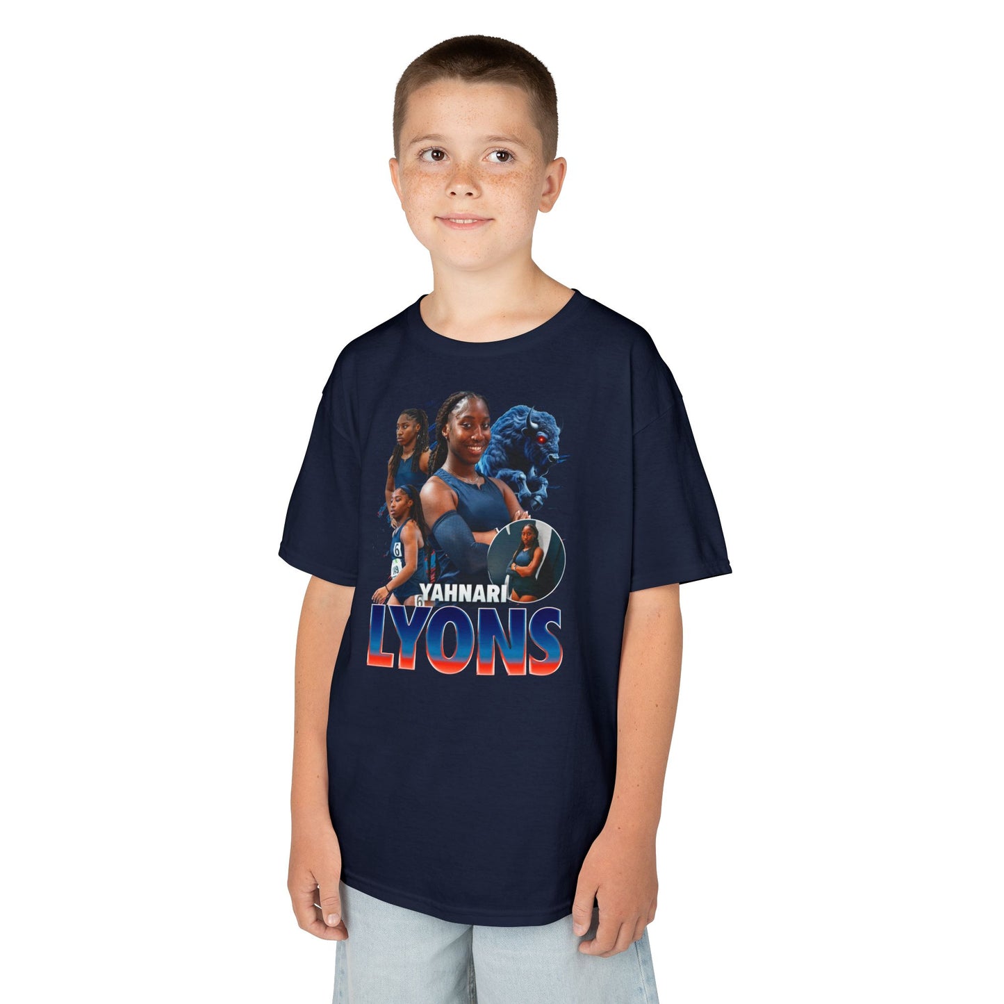 Yahnari Lyons Team Mascot Kids Tee