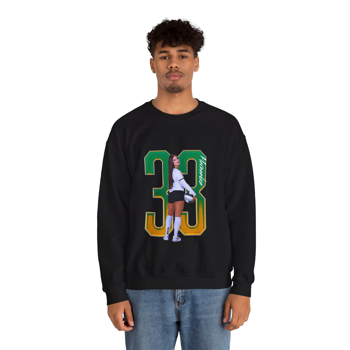 Jules Hernandez Player Icon Number Crewneck Sweatshirt