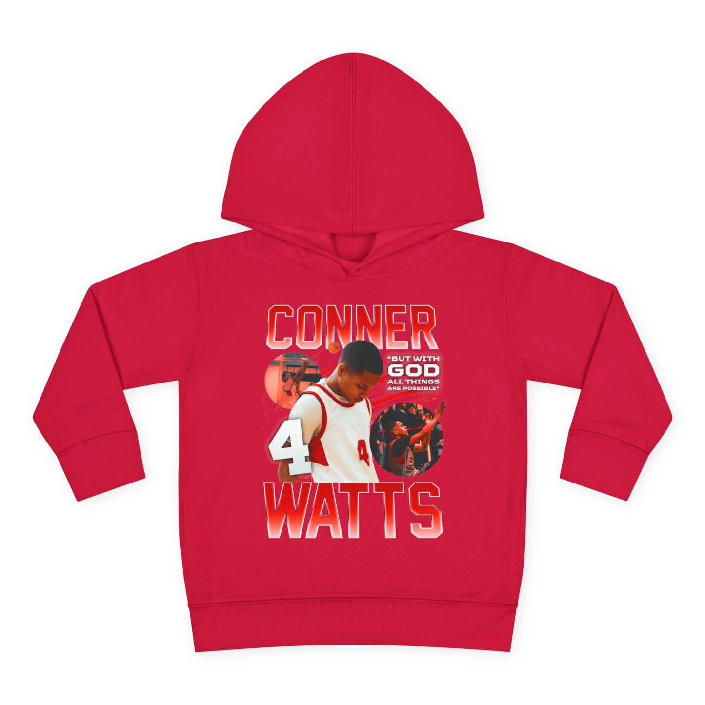 Conner Watts Toddler Pullover Hoodie