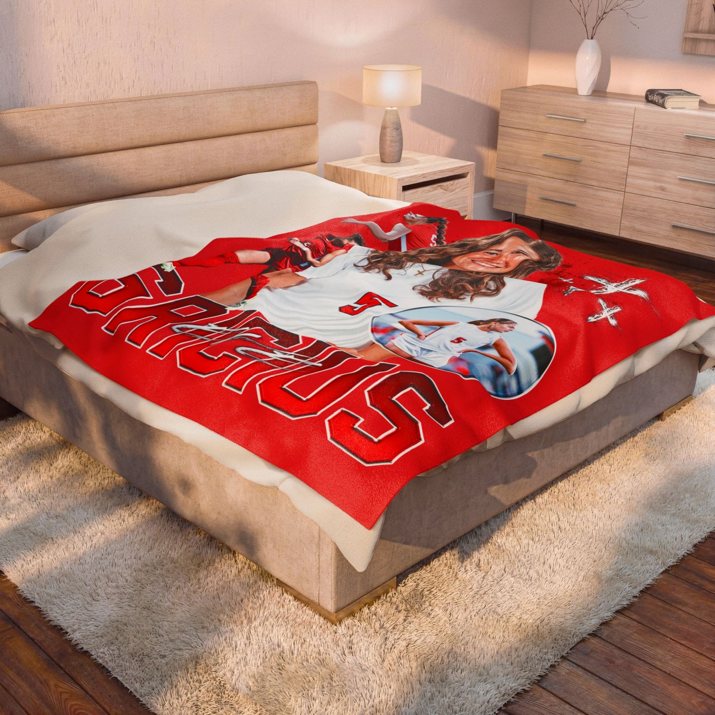 Eve Gricius 60"-80" Plush Blanket