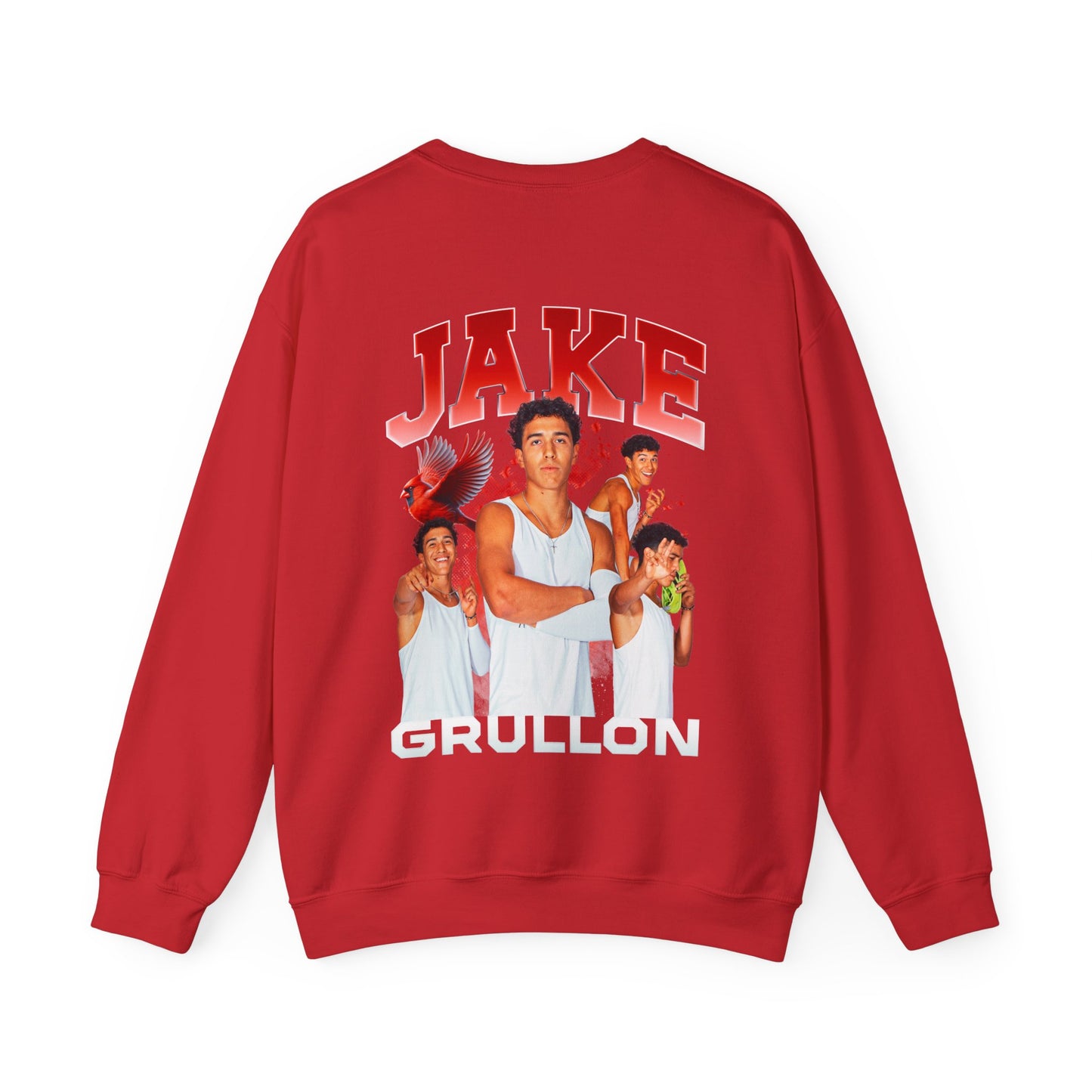 Jake Grullon Logo Front & Back Crewneck