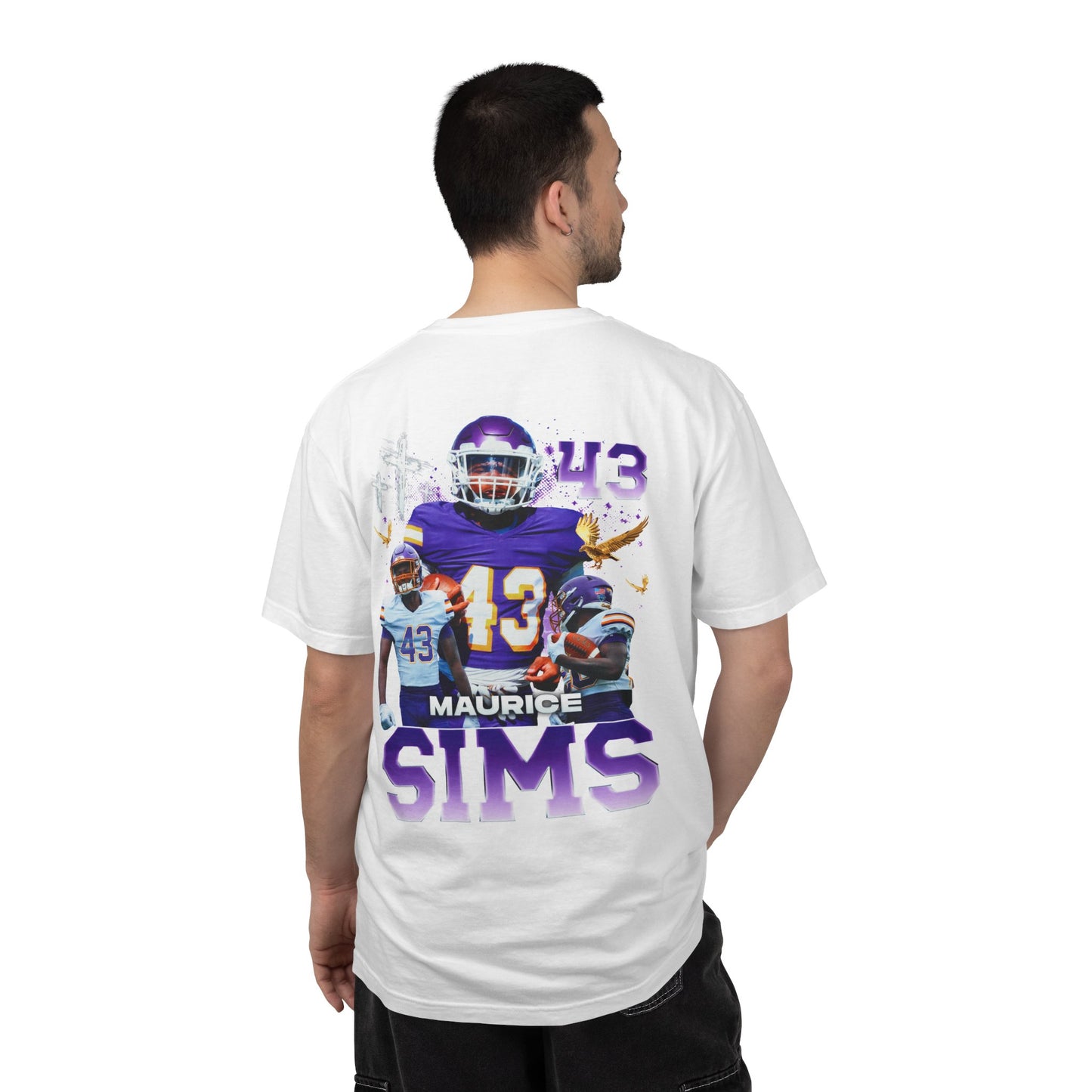 Maurice Sims Logo Front & Back Premium Tee