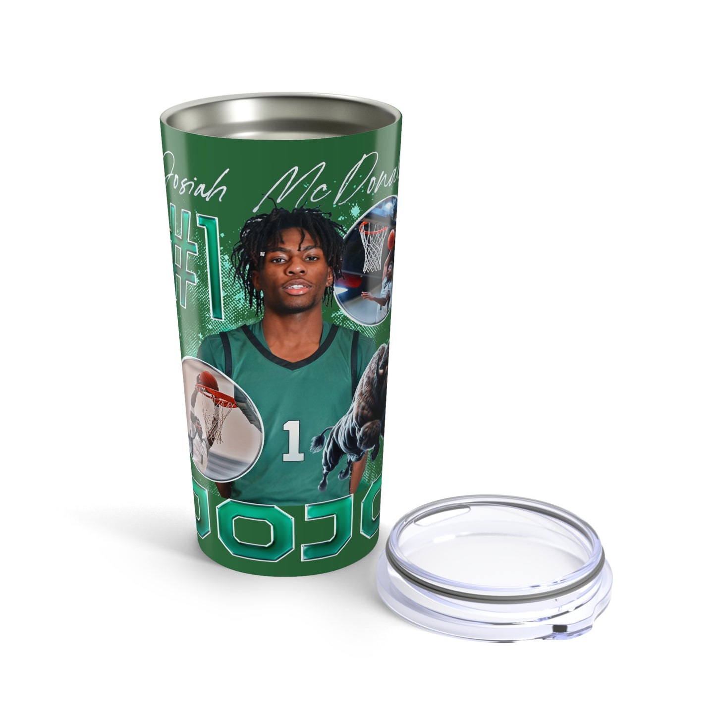 Josiah McDonald Lightning Storm 20oz Tumbler