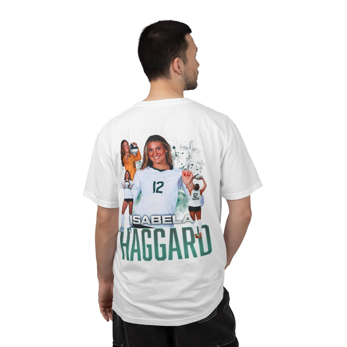 Isabela Haggard Logo Front & Back Premium Tee