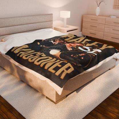 Haley Waggoner Single Color Combo 60"-80" Plush Blanket