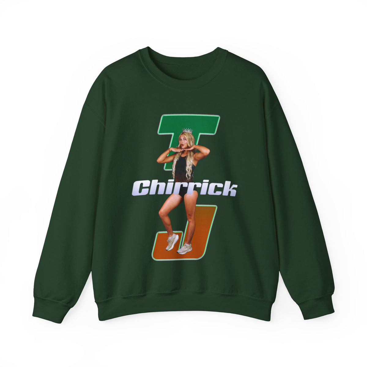 TJ Chirrick Retro Initials Crewneck Sweatshirt