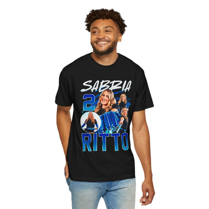 Sabria Ritto White & Color Combo Premium Tee